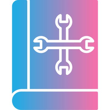 Kitap. Web simgesi vektör illüstrasyonu