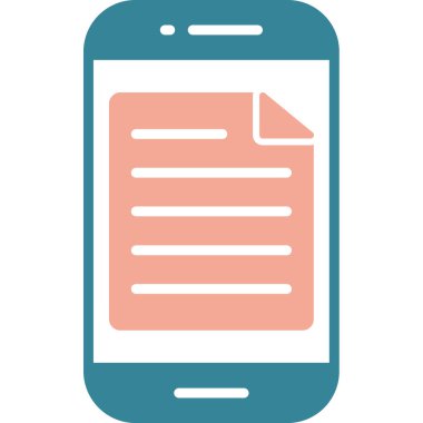 - Telefon. Web simgesi basit illüstrasyon