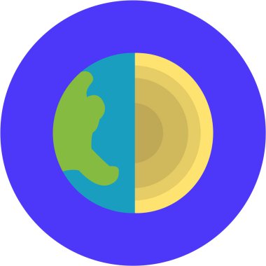 gezegen dünya küre simgesi