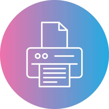 Modern simgenin vektör illüstrasyonu