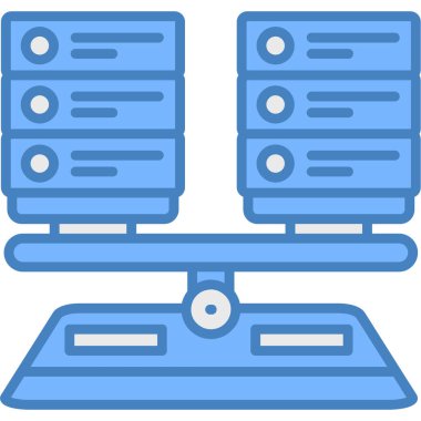 Sunucu veritabanı simgesi - taslak biçimi