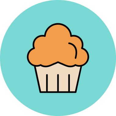 Tatlım. Web simgesi basit illüstrasyon