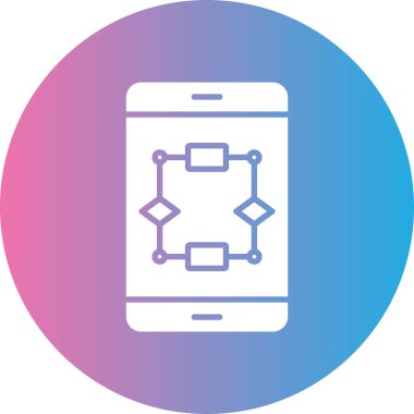 seo modern simgesinin vektör illüstrasyonu