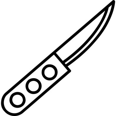 bıçak simgesi vektörü