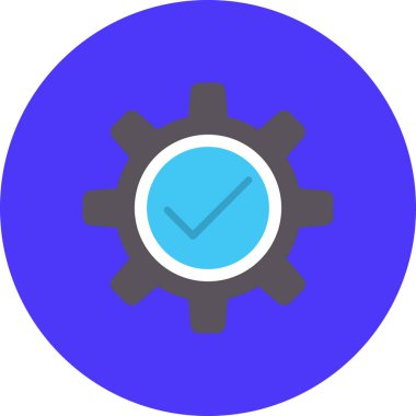 vektör dişli ağ simgesi