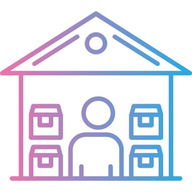 ev simgesi vektör illüstrasyonu