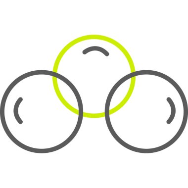 Halka vektör simgesi. düzenlenebilir vuruş.