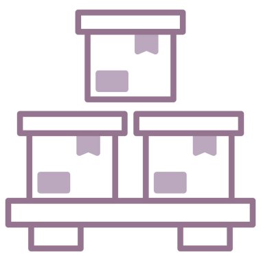 Buz kovası simgesi. Vektör çizim