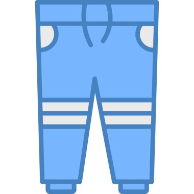 pantolon simgesi vektör illüstrasyonu