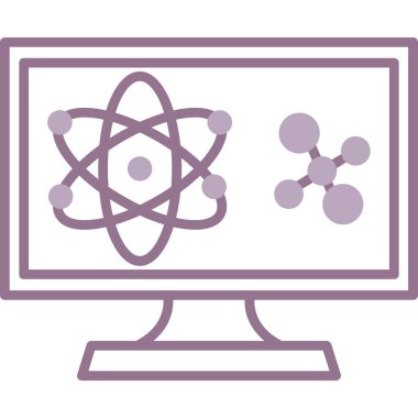 Bilim simgesi vektör illüstrasyonu