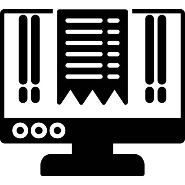 veri merkezi vektör simgesi