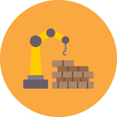 Fabrika simgesi vektör illüstrasyonu