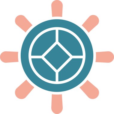 Güneş. Web simgesi basit illüstrasyon