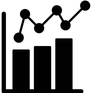 analitik grafik grafik simgesi ana hat biçiminde