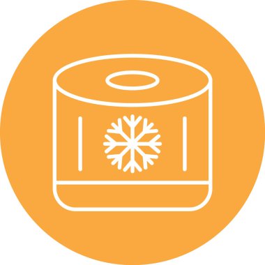 Bir kar tanesinin vektör çizimi