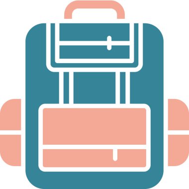 bagaj. Web simgesi basit tasarım