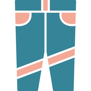 Elbise giymiş bir kadının vektör çizimi