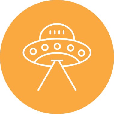 ufo. Web simgesi basit illüstrasyon