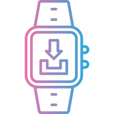 Akıllı çocuk. Web simgesi basit illüstrasyon