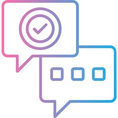 ileti ikonu vektör illüstrasyonu