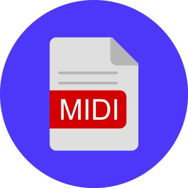 dosya biçimi simgesi, vektör illüstrasyonu