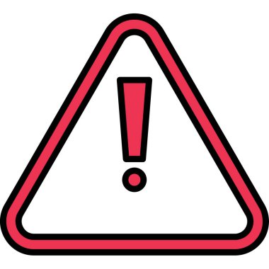 uyarı işareti vektör illüstrasyonu