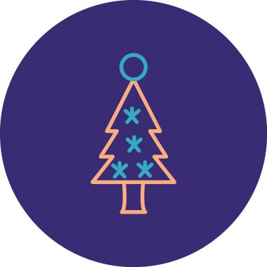 Yılbaşı ağacı. Basit tasarım