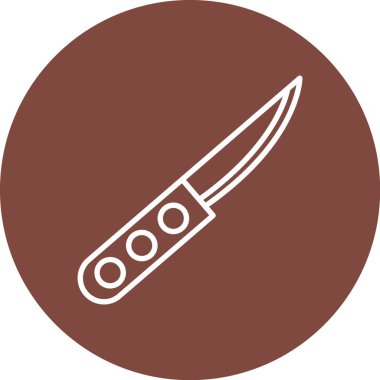 Bıçak. Web simgesi basit illüstrasyon