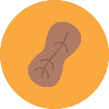 Bir yiyecek ve içeceğin ikonunun vektör çizimi