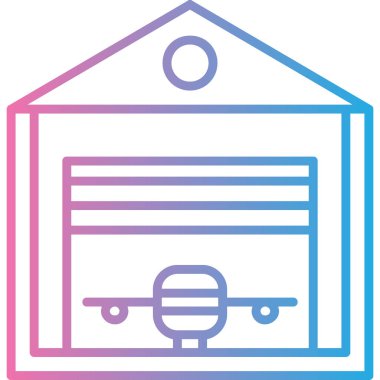 Ev simgesi, vektör illüstrasyonu