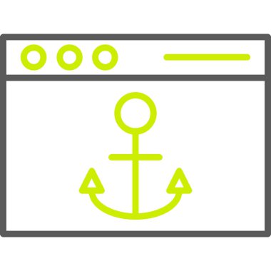 seyahat gemisi vektör resimleme simgesi