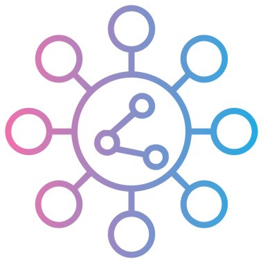 Şebeke. Web simgesi basit tasarım