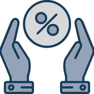 Yüzde oran. Basit resimleme