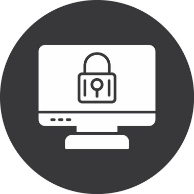 ikon vektör illüstrasyonunu kilitle