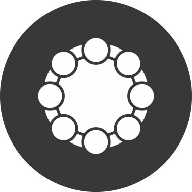 Pasta grafiği simgesi katı biçiminde