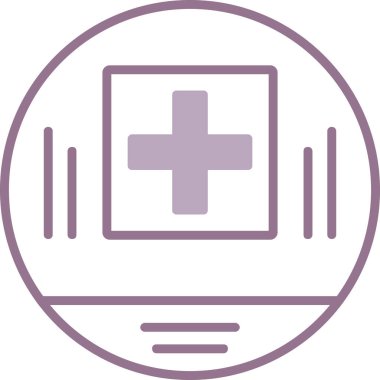 tıbbi simge vektör illüstrasyonu