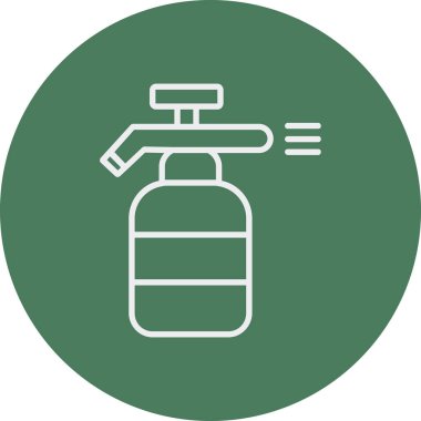 Modern gaz ikonunun vektör illüstrasyonu