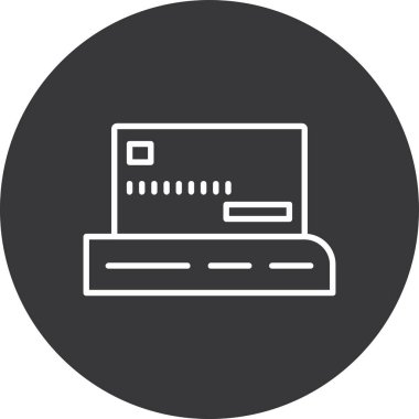 vektör bilgisayar simgesi, basit illüstrasyon