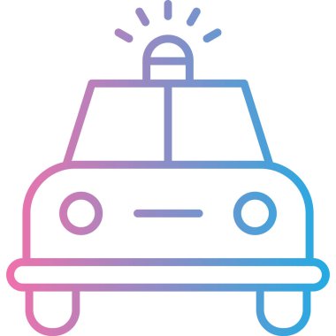 Taksiyle. Web simgesi basit illüstrasyon