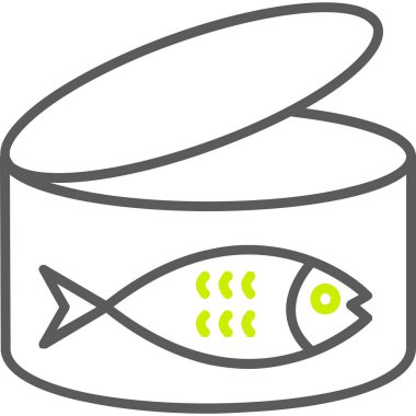 Balık. Web simgesi basit illüstrasyon