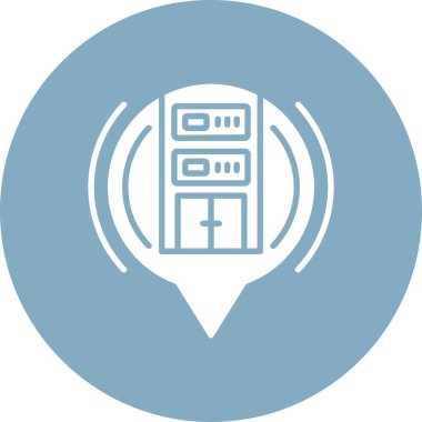 Modern b 'nin vektör illüstrasyonu eksik simgesi