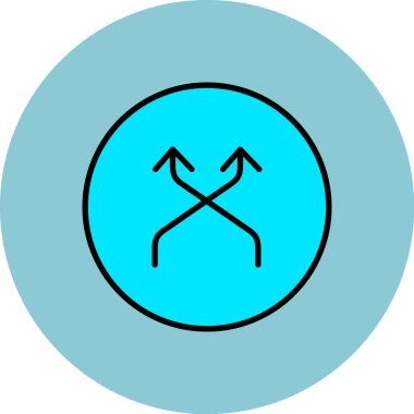 Eşsiz Pusula Satır Vektörü Simgesi