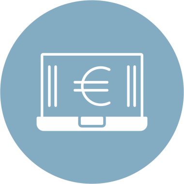 Euro simgesi vektör çizim