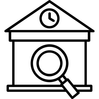 Banka binası simgesi, özet biçimi