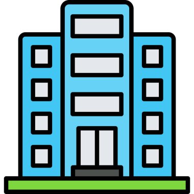 iş dünyasında şehir mimarisi simgesi oluşturma - yönetim kategorisi