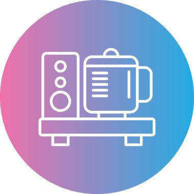 Fırın simge vektör çizim