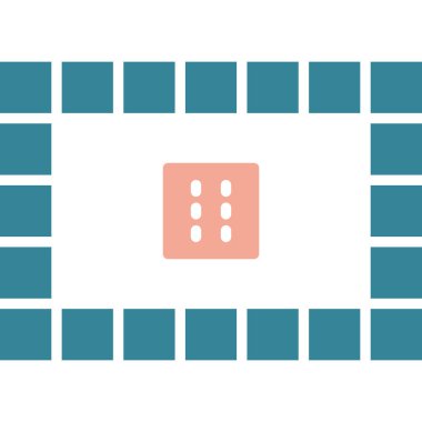 Mobilya simgesinin vektör illüstrasyonu