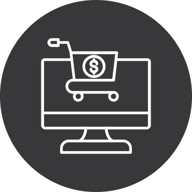 Seo simgesinin vektör illüstrasyonu