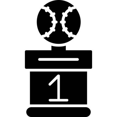 Kazanan ödül vektör simgesi