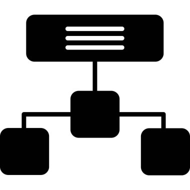 bilgisayar ağ simgesi vektör illüstrasyonu